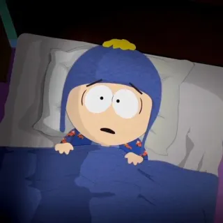 😨 19c031be Craig South Park Крейг, Южный Парк, Мультфильм, Комедия, Грустный, Обеспокоенный telegram sticker