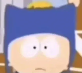 😺 8e426272 Craig Tucker Южный Парк, Крейг, мультфильм, анимация, персонаж telegram sticker