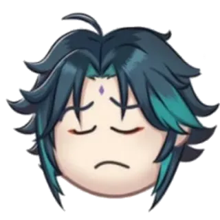 😔 f0753af6 Xiao Genshin Impact Xiao, Genshin Impact, Anime, Gioco, Triste, Sticker whatsapp sticker