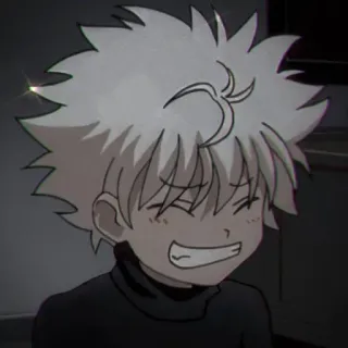 💞 5fff250a Killua Zoldyck Hunter x Hunter Killua Zoldyck, Hunter x Hunter, Anime, Dibujos animados, Manga, Pegatina telegram sticker