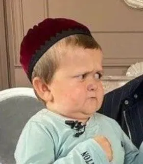 😠 683e55dd Hasbulla Magomedov Hasbulla, Meme, Sensacja internetu, Dagestan, Gwiazda telegram sticker