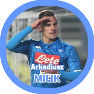 🇵🇱 04b197d9 Arkadiusz Milik Lete Arkadiusz MILIK サッカー, サッカー, アスリート, 選手, スポーツ, ポーランド telegram sticker