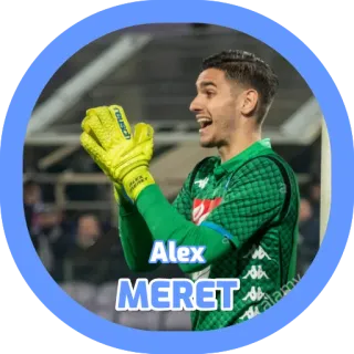 🇮🇹 ae1dbd92 Alex Meret Alex MERET サッカー, ゴールキーパー, スポーツ, アスリート, フットボール telegram sticker