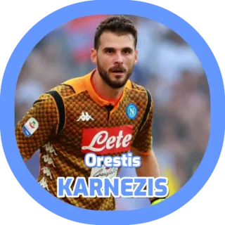 🇬🇷 bd3e0360 Orestis KARNEZIS サッカー, ゴールキーパー, スポーツ, アスリート telegram sticker