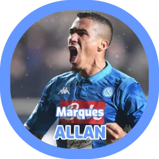 🇧🇷 d1524c3a Allan Marques Loureiro Marques ALLAN サッカー, soccer, アスリート, 選手, スポーツ telegram sticker