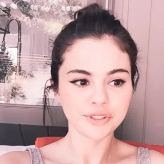 👛 2391eefb Selena Gomez portrait, celebrity, actress, singer, Selena Gomez, woman telegram sticker