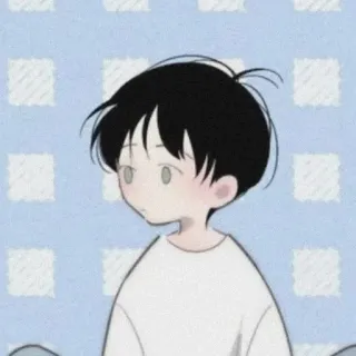 🍶 140f8f0e garçon, dessin animé, mignon, illustration, animé, autocollant telegram sticker