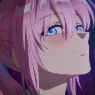 🎀 6c4dacb4 Anime, Cheveux roses, Femme, Portrait telegram sticker