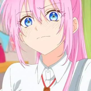 🎀 87d99ab3 Animé, Dessin animé, Cheveux roses, Fille, Mignon, Yeux bleus telegram sticker