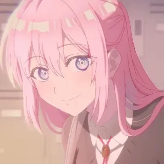 🎀 9c111c3c animé, fille, cheveux roses, mignon, manga, dessin animé telegram sticker