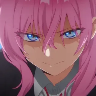 🎀 b595bd43 Anime, Cheveux Roses, Femme, Personnage telegram sticker