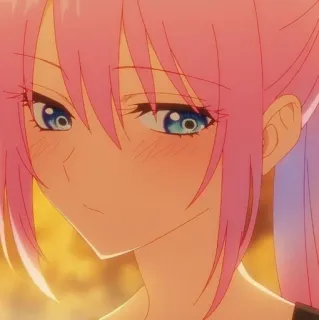 🛍 e615bbfe Anime, Fille, cheveux roses, mignon, dessin animé telegram sticker