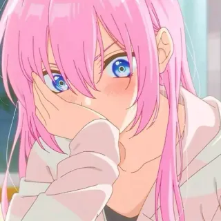 🎀 e9a81c11 Fille anime, Mignon, Rouge, Anime telegram sticker