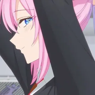 🎀 feca0607 animé, cheveux roses, personnage, mignon, fille telegram sticker