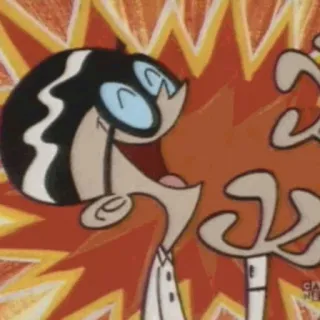 😈 d6de5fbd Dexter Dexter's Laboratory Kartun, Laboratorium Dexter, Dexter, Ilmuwan, Acara TV, Animasi telegram sticker