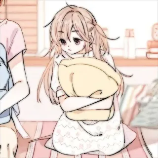 🍓 8349f9bc Anime, Mädchen, Süß, Manga, Kissen whatsapp sticker