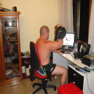 🏋️‍♀️ 46096ef4 Fitness, Ejercicio, Pesa rusa, Halterofilia, Casa, Hombre whatsapp sticker