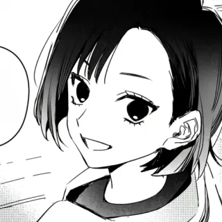 🧸 6aef128a Anime, Manga, Dziewczyna, Uśmiechnięta, Kreskówka telegram sticker