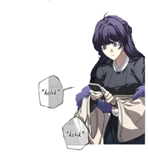 📱 6a96284f *kchk* Anime, Manga, Sticker, Handy, Frau telegram sticker