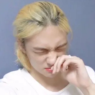 😵‍💫 6dc29aa3 person, facial expression, portrait, kpop, young man whatsapp sticker