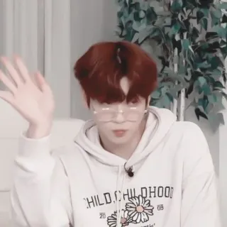 🎧 81043490 CHILD CHILDHOOD moda, pessoa, casual, moletom com capuz, óculos telegram sticker