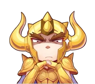 🧐 416f7190 การ์ตูน, นักรบ, ชุดเกราะ, หมวกกันน็อก, โกรธ telegram sticker