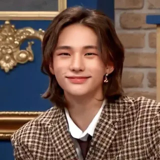 🎸 37a28109 Hyunjin Kpop, Айдол, Знаменитость, Певец, Хёнджин, Stray Kids telegram sticker
