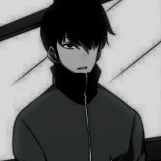 ⚓️ 2ddcad29 Anime, Kartun, Karakter, Anak laki-laki, Jaket, Potret telegram sticker