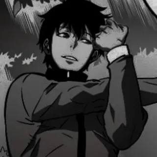 ⚓️ 773156d8 jari tengah, ofensif, gestur, anime, manga telegram sticker