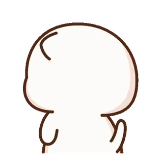 💬 e83e20fb 귀여운, 만화, 블롭, 카와이, 단순한, 캐릭터, 순수한 telegram sticker