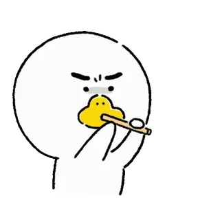 💬 b4758bec Canard dessin animé, Canard en colère, Canard qui fume, Fumer, Cigarette telegram sticker