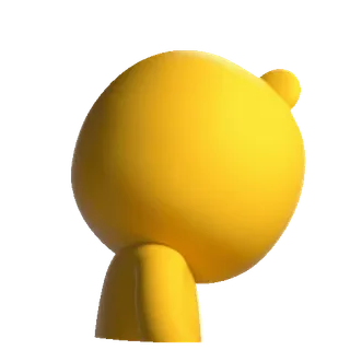 💬 78997674 gelb, Bär, Cartoon, Tier, Sticker, kawaii telegram sticker