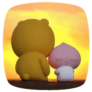 💬 abd44a3a Cartoon, Figur, Süß, Illustration, Freundschaft, Kawaii telegram sticker