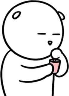 💬 44cf46df urso, animal, desenho animado, bebida, kawaii, fofo whatsapp sticker