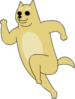 💬 0ff63261 Doge pies, kreskówka, mem, śmieszne, słodkie, zwierzę telegram sticker