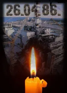 🕯 3996b79e 26.04.86 Tchernobyl, catastrophe nucléaire, accident, bougie, Ukraine, centrale électrique, radiation whatsapp sticker