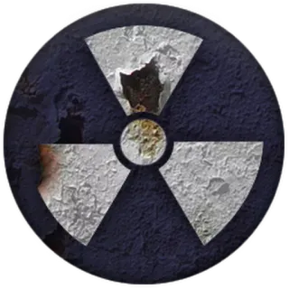 ☢ 78a12a0e radioactif, nucléaire, danger, attention, risque whatsapp sticker