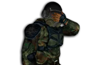 😐 d0c6b006 soldat, militaire, arme, masque à gaz, camouflage, guerre, combat whatsapp sticker