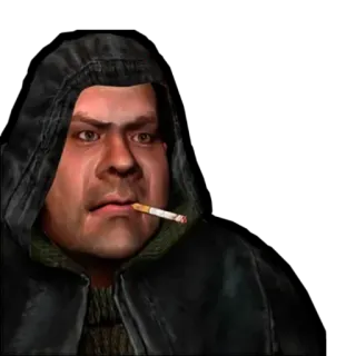 🚬 4339316d 喫煙, タバコ, フードの人物, ポートレート, 男性 telegram sticker