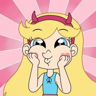 💕 61c0aa7a Star Butterfly Star vs. the Forces of Evil Dibujo animado, Personaje, Lindo, Divertido, Estrella, Mariposa whatsapp sticker