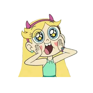 🤩 8d5aa860 Star Butterfly Star vs. the Forces of Evil dibujos animados, Star Butterfly, Disney, personaje, chica, animado whatsapp sticker