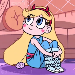 🥰 cc97da49 Star Butterfly Star vs. the Forces of Evil Star Butterfly, dibujos animados, Disney, magia, princesa, Star vs. las Fuerzas del Mal whatsapp sticker