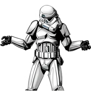 🤷‍♂ 42345be2 Stormtrooper Star Wars 风暴兵, 星球大战, 科幻, 电影, 角色, 盔甲, 银河系 telegram sticker