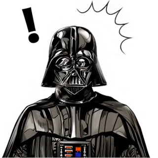 😨 5261c65b Darth Vader Star Wars 达斯·维达, 星球大战, 西斯尊主, 科幻, 电影, 头盔, 黑暗面 telegram sticker