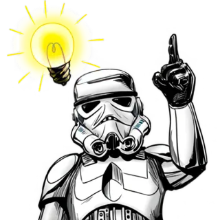 💡 f3bc891f Stormtrooper Star Wars 冲锋队, 星球大战, 科幻, 军事, 武器, 盔甲, 士兵, 想法 telegram sticker