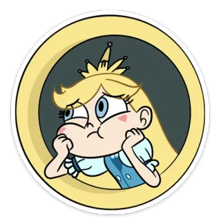 🤥 95980e96 Star Butterfly Star vs. the Forces of Evil Kreskówka, Animacja, Księżniczka, Magia, Postać, Urocze, Zabawne, Smutne telegram sticker