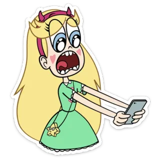 😤 f5ca372b Star Butterfly Star vs. the Forces of Evil kreskówka, księżniczka, magia, serial TV, postać telegram sticker