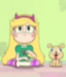 ⭐️ 6470c3f7 Star Butterfly Star vs. the Forces of Evil dessin animé, chien, fantaisie, magical girl, princesse, animation telegram sticker