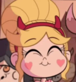 ⭐️ 670e0e05 Star Butterfly Star vs. the Forces of Evil dessin animé, mignon, personnage, animation, fanart, diable, chibi telegram sticker
