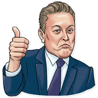 Elon Musk telegram stickers